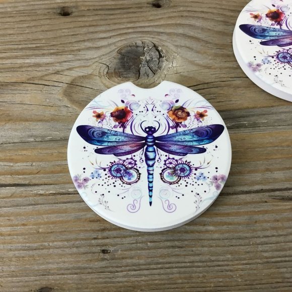 Dragon Fly Car Coasters - Picture 4 of 7